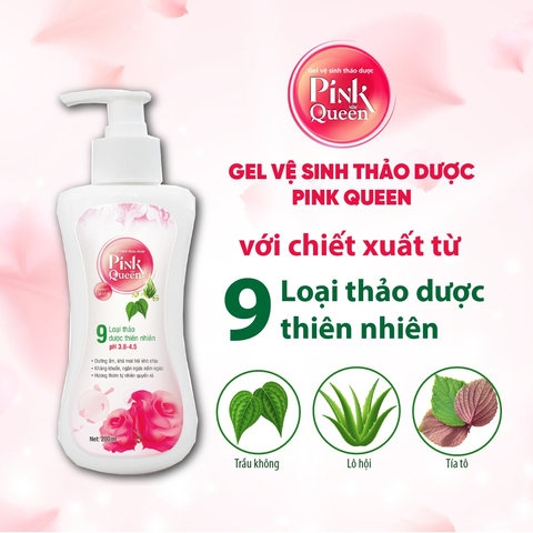 GEL VỆ SINH THẢO DƯỢC PINK QUEEN - GREEN HEART PHARMA