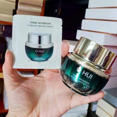 10 GÓI SAMPLE KEM OHUI DƯỠNG TRẮNG VÀ CĂNG BÓNG DA OHUI PRIME ADVANCER AMPOULE CAPTURE CREAM 1ML - OHUI