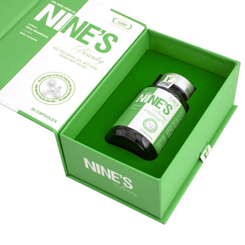 SET 1 HỘP KEM DƯỠNG DA DNA HỒNG YẾN - PHỤC HỒI, CẤP ẨM, TRẮNG HỒNG & MỊN MÀNG + 1 HỘP VIÊN UỐNG TRẮNG DA NINE’S BEAUTY - PHAN AN GREEN