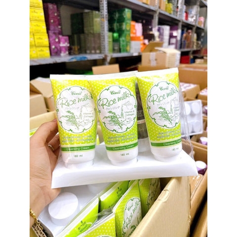 SỮA RỬA MẶT CIVIC ARON GẠO BƠ VITAMIN E GIÚP DA TRẮNG SÁNG NGỪA MỤN 180ML THÁI LAN -GDN