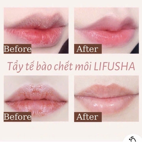 TẨY DA CHẾT MÔI COFFE SRUB LIFUSHA 20ML - GDN