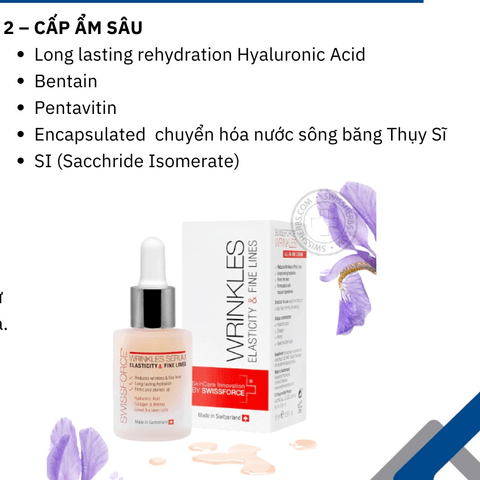 [MUA10TẶNG1] CM_BRIDGE- SERUM GIẢM NẾP NHĂN WRINKLES 15ML- SWISSFORCE