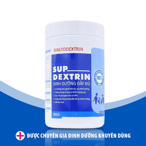 BỘT MALTODEXTRIN SUPDEXTRIN (400G) BỔ SUNG DINH DƯỠNG VÀ NĂNG LƯỢNG CAO CHO NGƯỜI GẦY YẾU, SUY DINH DƯỠNG - NUTRI MIỀN NAM