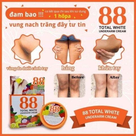 KEM KHỬ THÂM NÁCH 88 TOTAL WHITE THÁI LAN TRẮNG MỊN - GDN