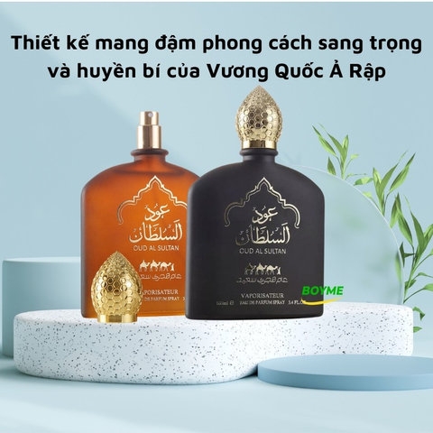 NƯỚC HOA THƠM LÂU NỘI ĐỊA TRUNG 100ML SULTAN LẤY CẢM HỨNG TỪ VƯƠNG QUỐC DUBAI ĐẲNG CẤP, QUYỀN LỰC - GDN