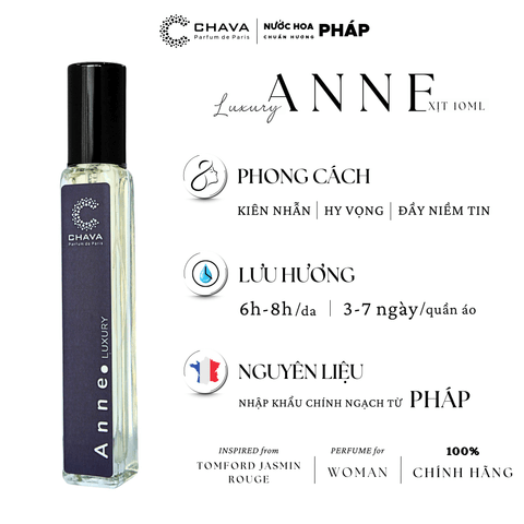 COMBO QUÀ TẶNG] 1 NƯỚC HOA LUXURY 50ML + 1 NƯỚC HOA LUXURY 10ML - CHAVA