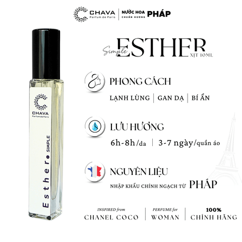 COMBO QUÀ TẶNG] 2 CHAI NƯỚC HOA SIMPLE 10ML - CHAVA