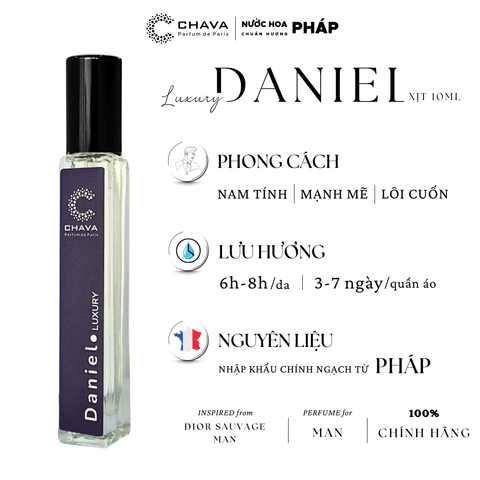 COMBO QUÀ TẶNG] 2 NƯỚC HOA CHAVA LUXURY 10ML - CHAVA