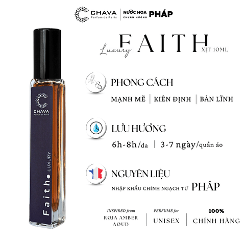 COMBO QUÀ TẶNG] 2 NƯỚC HOA CHAVA LUXURY 10ML - CHAVA