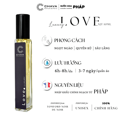 COMBO QUÀ TẶNG] 2 NƯỚC HOA CHAVA LUXURY 10ML - CHAVA