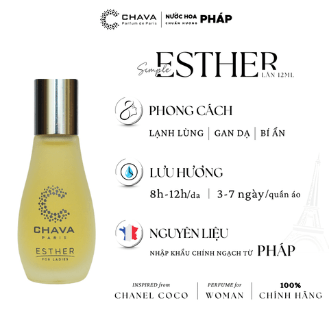 [COMBO QUÀ TẶNG] 1 NƯỚC HOA SIMPLE 12ML - CHAVA