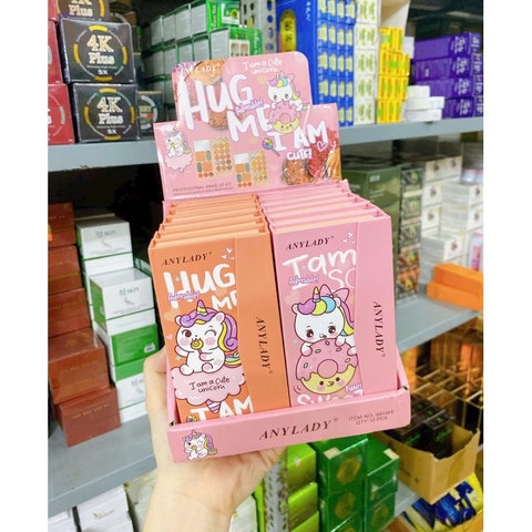 BẢNG PHẤN MÁ, MẮT MÀU MÔI TẠO KHỐI ANYLADAY CÓ DƯƠNG VÀ CỌ - GDN