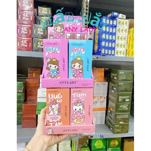 BẢNG PHẤN MÁ, MẮT MÀU MÔI TẠO KHỐI ANYLADAY CÓ DƯƠNG VÀ CỌ - GDN