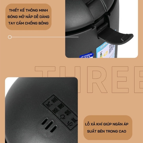 NỒI CƠM ĐIỆN MINI CHỐNG DÍNH ĐỦ 1-2 NGƯỜI ĂN