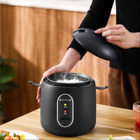 NỒI CƠM ĐIỆN MINI CHỐNG DÍNH ĐỦ 1-2 NGƯỜI ĂN