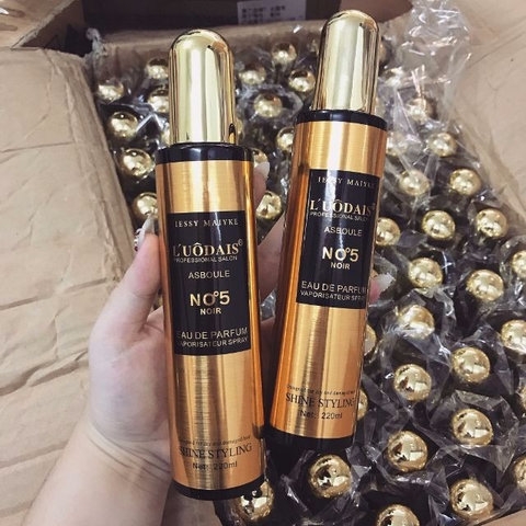 XỊT DƯỠNG TÓC HƯƠNG NƯỚC HOA LIYANG NO5 - GDN