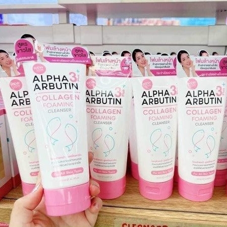 SỮA RỬA MẶT BẬT TÔNG TRẮNG DA ALPHA ARBUTIN 120ML