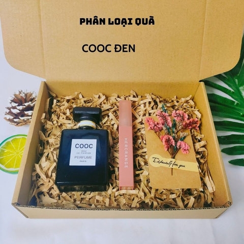 COMBO QUÀ TẶNG NGÀY QUỐC TẾ PHỤ NỮ ) SET SON + NƯỚC HOA COOC 50ML - KIM