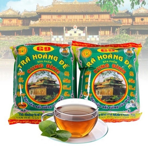 TRÀ HOÀNG ĐẾ (500G) CUNG ĐÌNH HUẾ, TRÀ CUNG ĐÌNH, SẢN PHẨM CUNG ĐÌNH, ĐỆ NHẤT DANH TRÀ TÚI - CTB664
