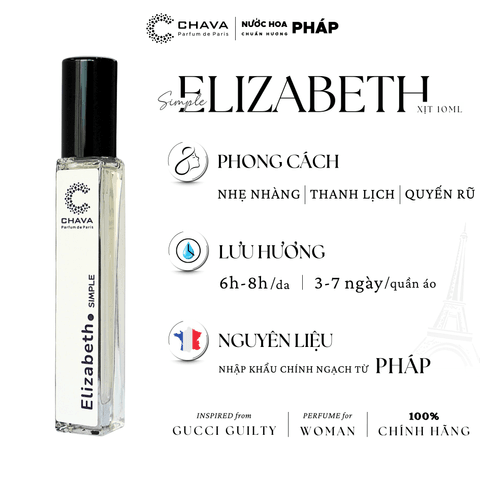 SET 2 SẢN PHẨM NƯỚC HOA CHAVA SIMPLE 10ML + SON SÁP LÌ ROSY SWEETLOVE