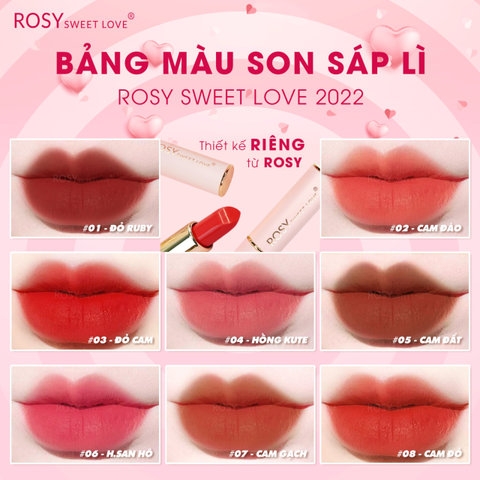SET 2 SẢN PHẨM NƯỚC HOA CHAVA SIMPLE 10ML + SON SÁP LÌ ROSY SWEETLOVE