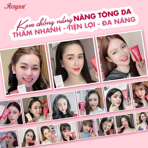 COMBO 2 KEM CHỐNG NẮNG ROSYSON PERFECT DAILY SUN CREAM - ROSY