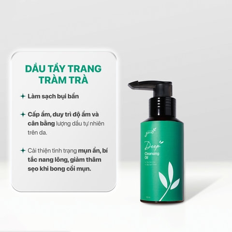 DẦU RỬA MẶT TẨY TRANG TRÀM TRÀ - GUO