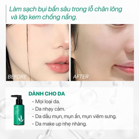 DẦU RỬA MẶT TẨY TRANG TRÀM TRÀ - GUO
