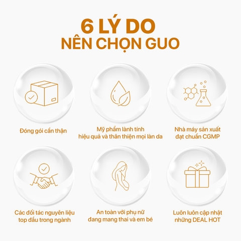 SERUM DƯỠNG TRẮNG MỜ THÂM NÁM, CĂNG BÓNG NGỪA MỤN - GUO