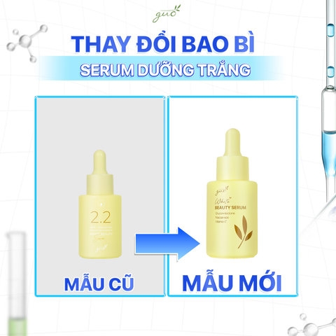 SERUM DƯỠNG TRẮNG MỜ THÂM NÁM, CĂNG BÓNG NGỪA MỤN - GUO