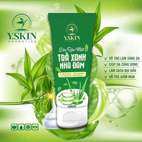 SỮA RỬA MẶT TRÀ XANH NHA ĐAM - YSKIN