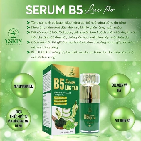 SERUM TRẮNG DA B5 LỤC TẢO - YSKIN