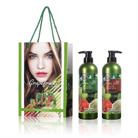 CẶP DẦU GỘI XẢ BƯỞI GRAPEFRUIT PLUS 850ML - VALERT PLUS