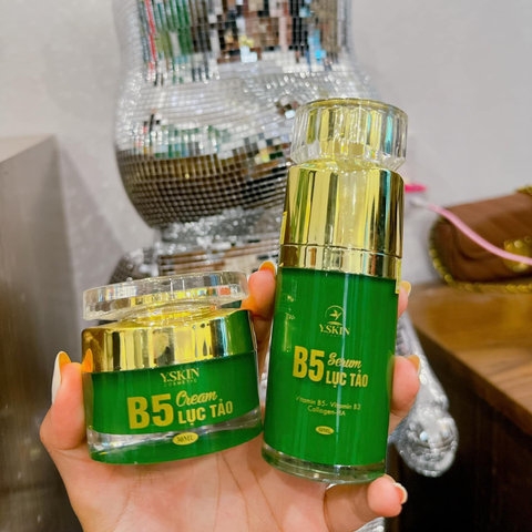 COMBO FACE VÀ SERUM B5 LỤC TẢO - YSKIN