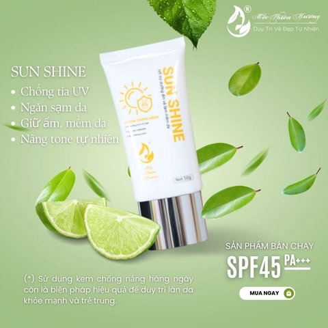 KEM CHỐNG NẮNG SUN SHINE 50G - MỘC THIÊN HƯƠNG