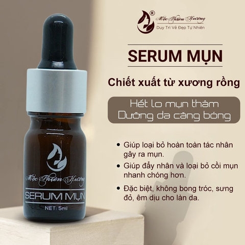 SERUM MỤN XƯƠNG RỒNG KHÔNG BONG, KHÔNG SƯNG 5ML - MỘC THIÊN HƯƠNG