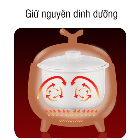 NỒI NẤU CHÁO CHẬM TOPWOW GIỮ NGUYÊN HƯƠNG VỊ, DINH DƯỠNG CỦA MÓN ĂN CHO BÉ 40118 - LADY'S PASSION