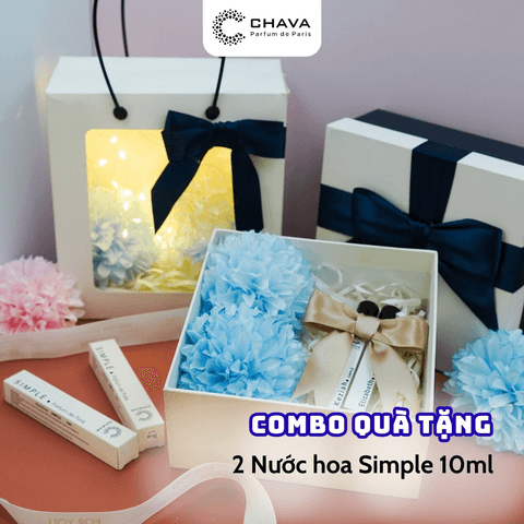 COMBO QUÀ TẶNG] 2 CHAI NƯỚC HOA SIMPLE 10ML - CHAVA