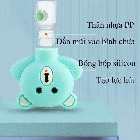 BỘ 3 CHI TIẾT DỤNG CỤ HÚT MŨI CHO BÉ CAO CẤP CK BEBE 56736 - LADY'S PASSION