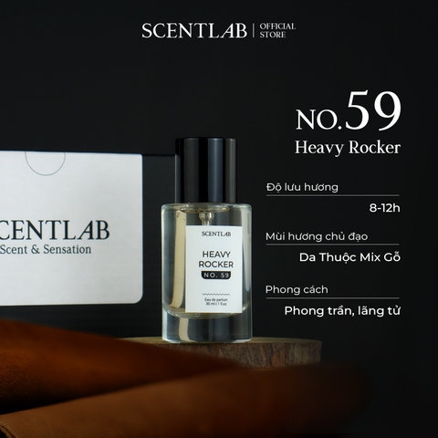 NƯỚC HOA NAM HEAVY ROCKER NO. 59 (30ML) - SCENTLAB