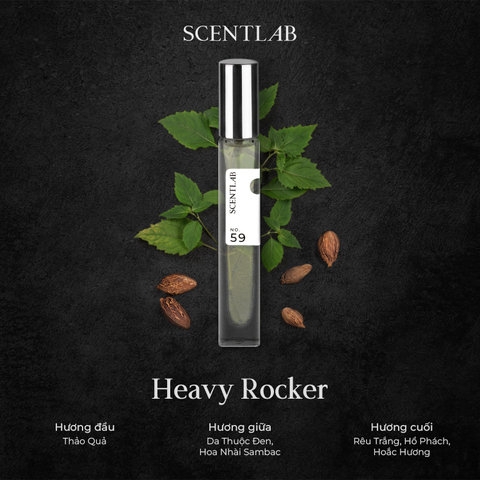 NƯỚC HOA NAM HEAVY ROCKER NO. 59 (30ML) - SCENTLAB