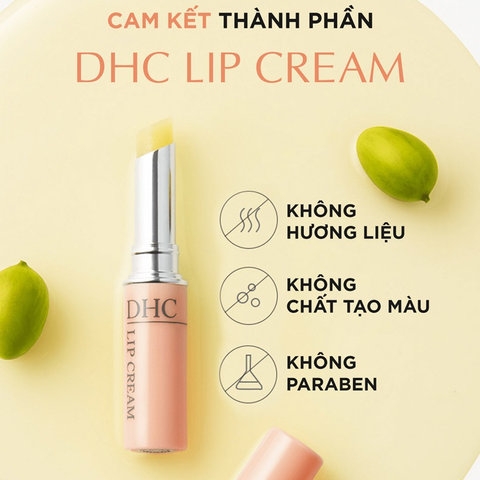 THỎI 1,5G - SON DƯỠNG ẨM GIÚP DƯỠNG ẨM, HỖ TRỢ GIẢM THÂM MÔI LIP CREAM - DHC