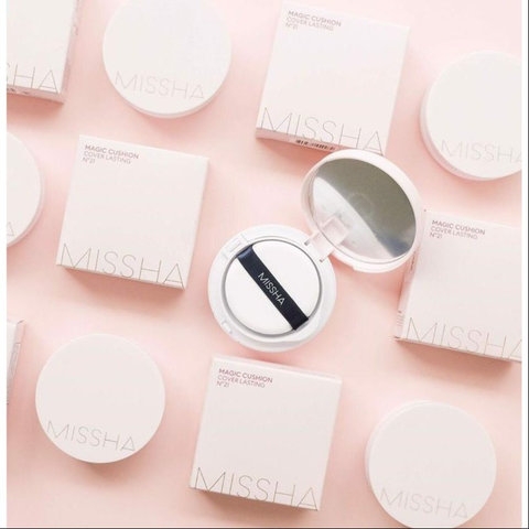 PHẤN NƯỚC CUSHION MISSHA CHE KHUYẾT ĐIỂM CHỐNG NẮNG DƯỠNG ẨM CHO DA AD559