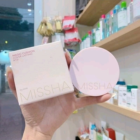 PHẤN NƯỚC CUSHION MISSHA CHE KHUYẾT ĐIỂM CHỐNG NẮNG DƯỠNG ẨM CHO DA AD559