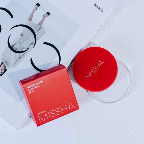 PHẤN NƯỚC CUSHION MISSHA CHE KHUYẾT ĐIỂM CHỐNG NẮNG DƯỠNG ẨM CHO DA AD559