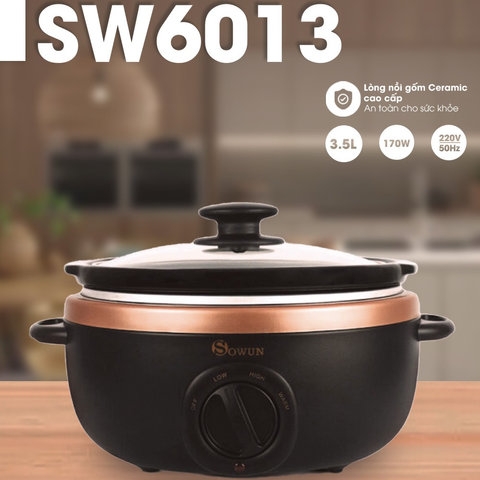 NỒI NẤU CHẬM SW 6013 - SOWUN