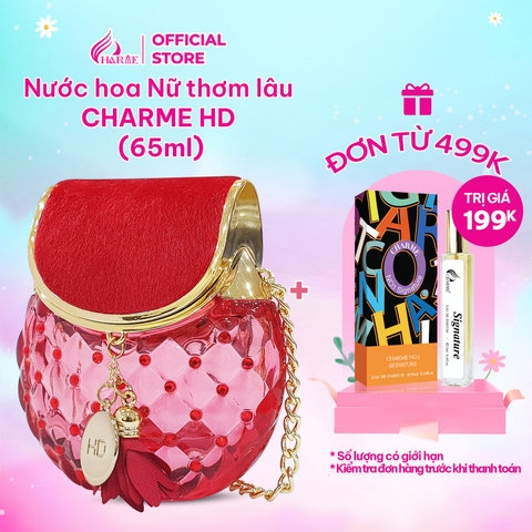 NƯỚC HOA NỮ CHARME HD 65ML LƯU HƯƠNG LÂU PHONG CÁCH QUYẾN RŨ, GỢI CẢM, HIỆN ĐẠI NƯỚC HOA CHÍNH HÃNG