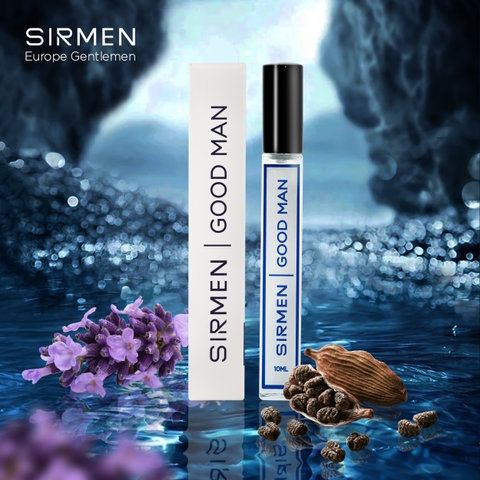 NƯỚC HOA NAM SIRMEN GOOD MAN EAU DE PARFUM CHÂU ÂU EUROPE GENTLEMEN CAO CẤP CHAI 10ML THƠM LỊCH LÃM CUỐN HÚT