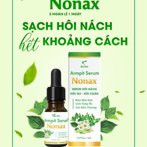COMBO 10 CHAI KHỬ MÙI CƠ THỂ GIẢM HÔI NÁCH,HÔI TAY, HÔI CHÂN SERUM NONAX 5ML - KYO GO.ERA