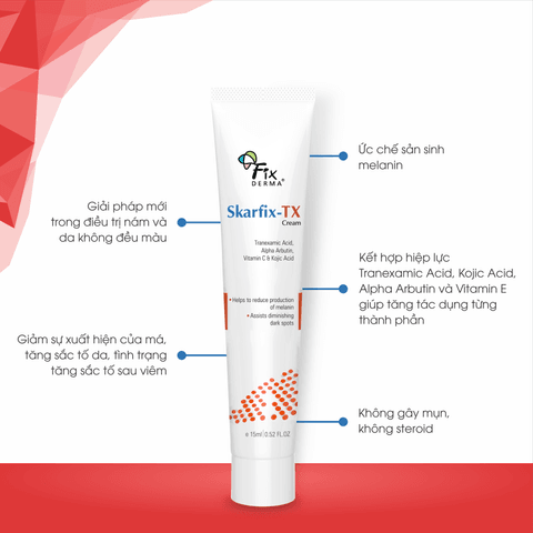 KEM GIÚP MỜ THÂM MỤN, NÁM, TÀN NHAN SKARFIX-TX CREAM (HỘP/TUÝP 15G)